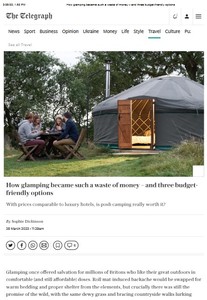 telegraph glamping march 2023 1