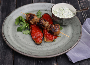 Lamb Kofta Kebabs withTzatziki ©