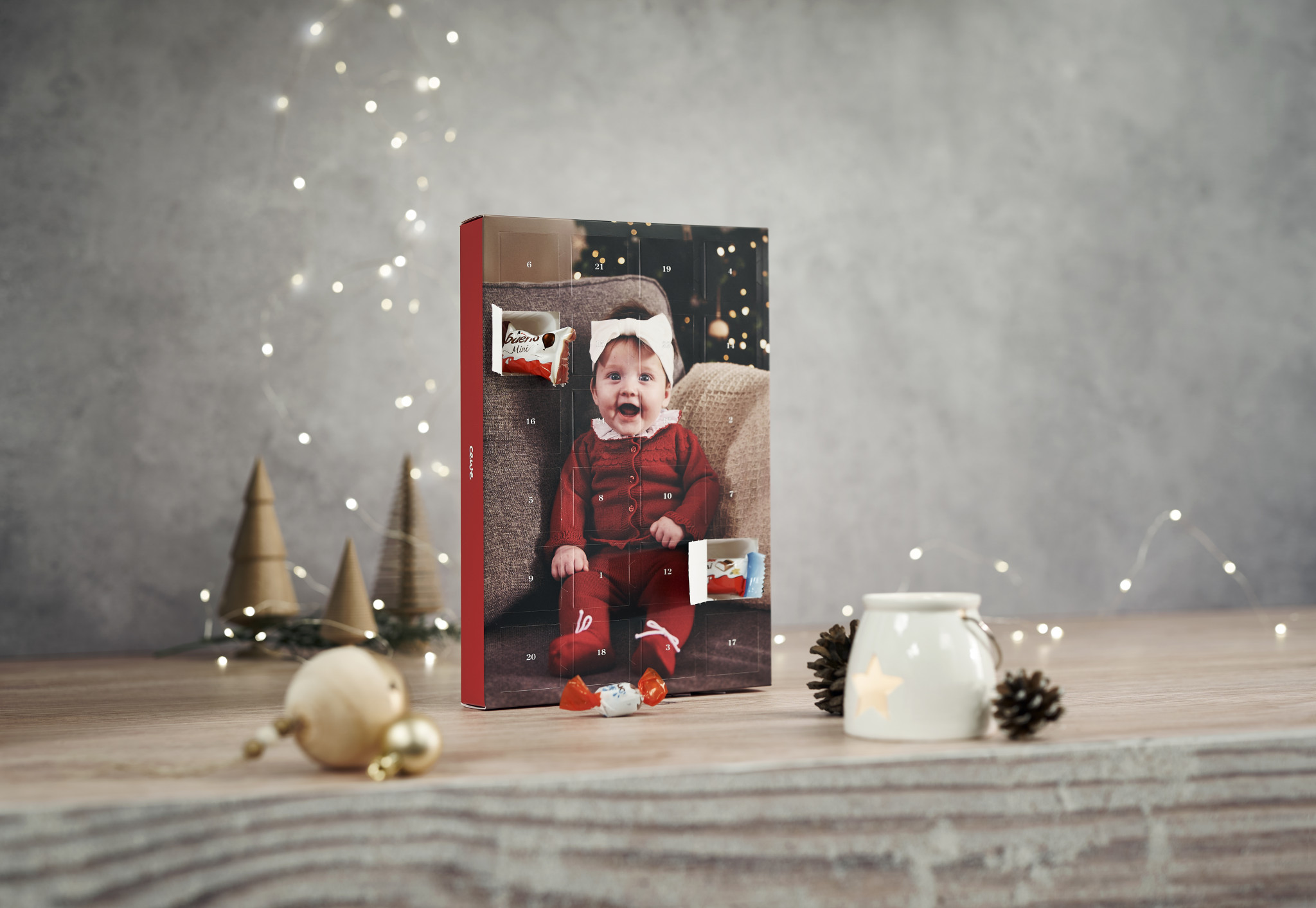 Personalise the countdown to Christmas with CEWE Advent Calendars at
