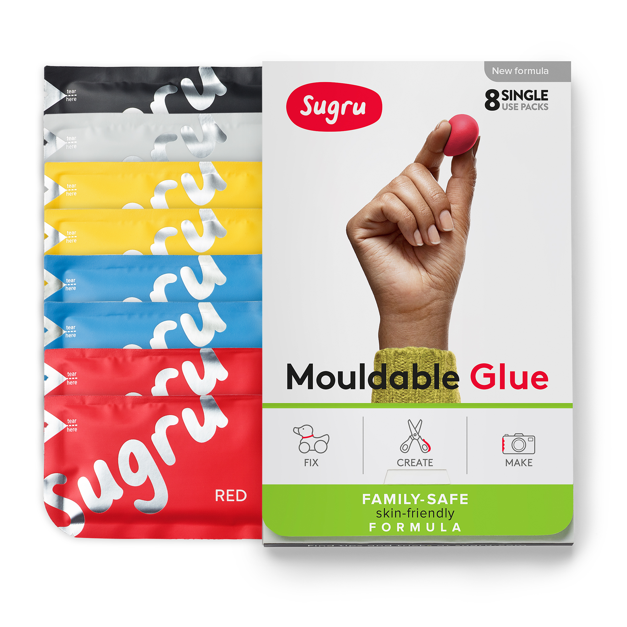 Play it Safe with a Stocking Filler Favourite - Sugru Mouldable Glue fixes  Christmas for one and all