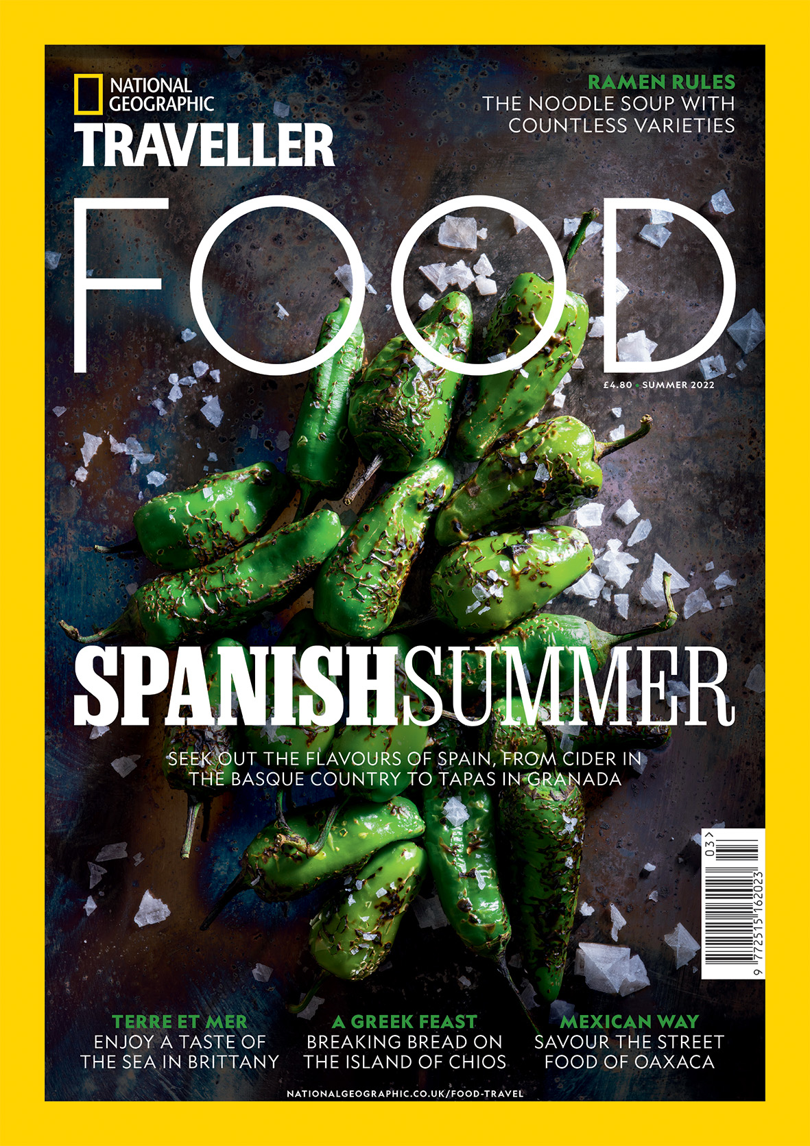 For Immediate Release Rediscover Spain with Food by National Geographic Traveler (UK) [nationalgeographic.co.uk/food-travel|https://www.nationalgeographic.co.uk/food-travel]