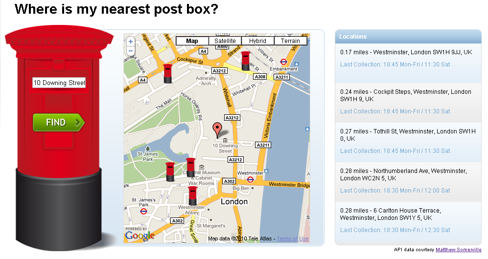 Post Box Map Near Me Where Is My Nearest Post Box?!