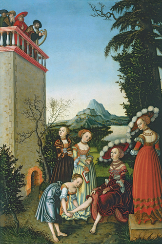 David & Bathsheba - Cranach - 1534