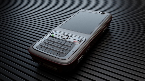 Nokia phone rendered with Shaderlight