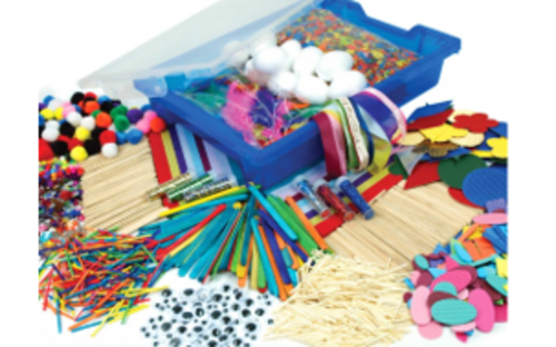 Collage Craft Storage Tray 