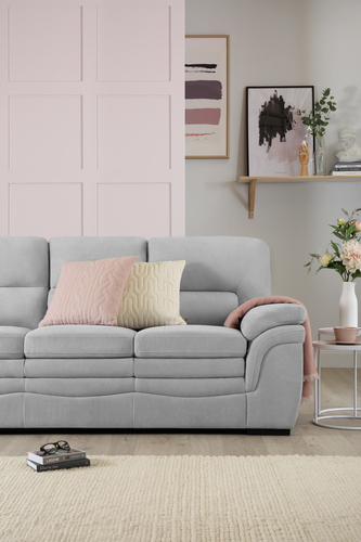 Sutton Plush Dove Grey Sofa - &pound;399.99