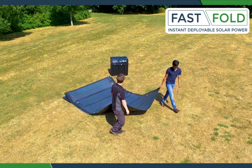 FAST FOLD solar deploys in seconds