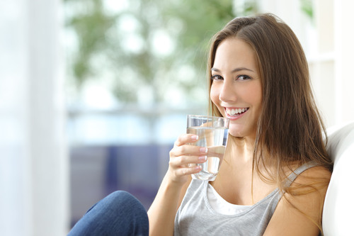 Woman Drinking Water