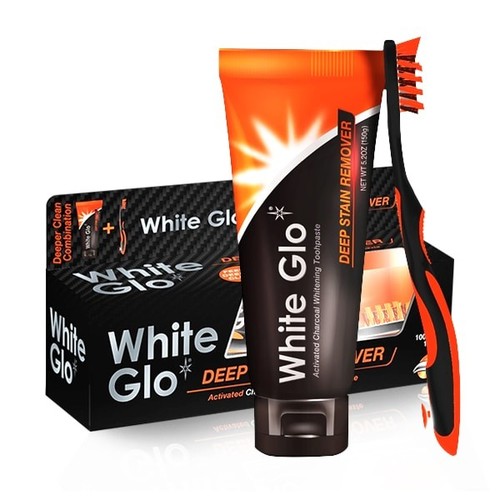 White Glo&rsquo;s Charcoal Toothpaste 