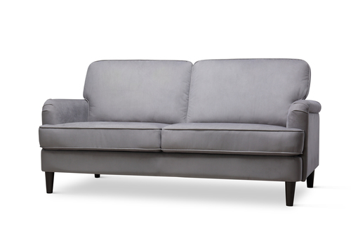 Pembroke Grey Velvet Sofa - &pound;499.99