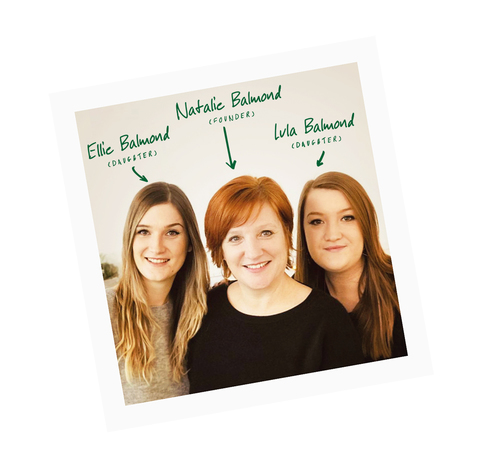 Founder Natalie Balmond &amp her daughters