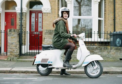 Electric Converted Vintage Vespa