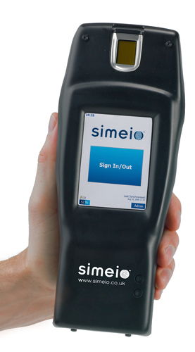 Simeio mobile biometric handset