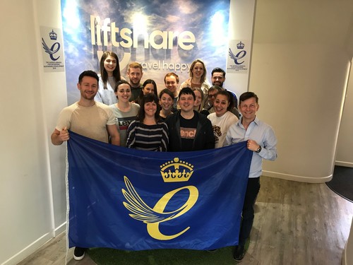 Liftshare team win 2019 Queen&#039;s Award