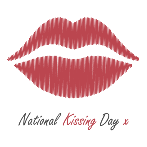 National Kissing Day Logo