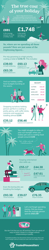 Holiday costs infographic