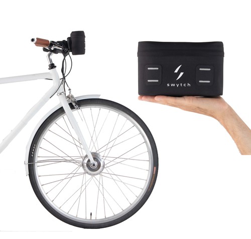 The hand-held electric bike kit