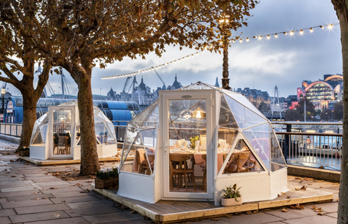 The Lodge Winter Igloos