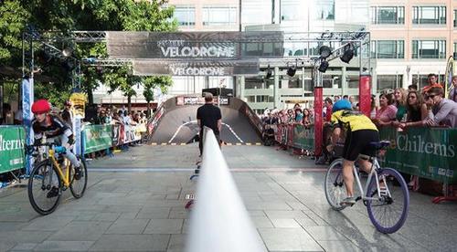 Innovative Pop-Up Velodrome