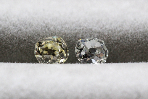 Recycled old-cut diamonds