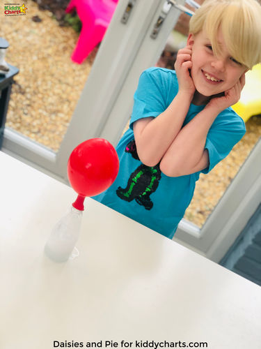 Fun science experiment with a balloon