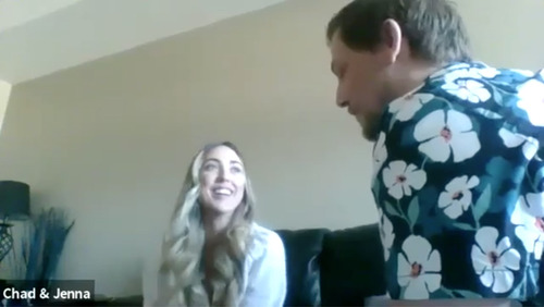 Chad gets down on one knee to prospose