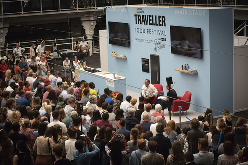 Main stage, Traveller Food Festival 2019