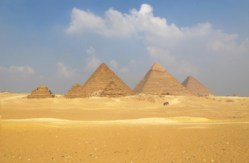 The Ancient Pyramids of Giza, Egypt