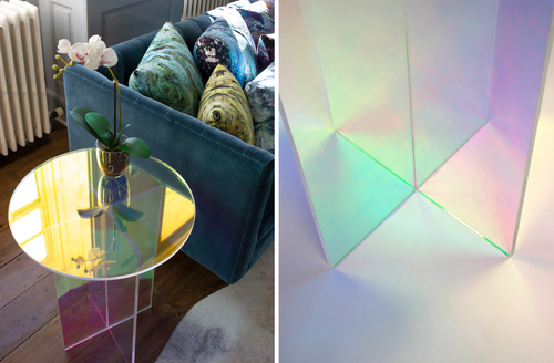 Diamond Light Table casts rainbow hues