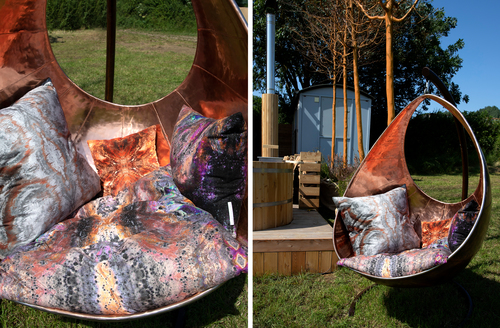 Create a cosy swing chair setting