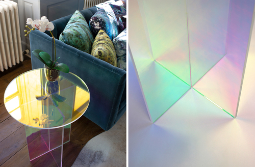 Rainbow inspired Diamond Light Table
