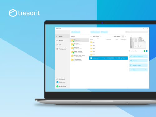 Tresorit: secure file sharing for teams 