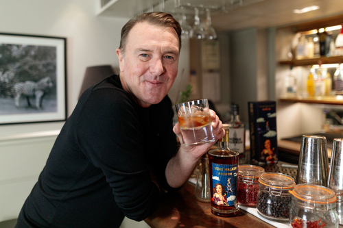 Phil Tufnell enjoying his Wing Walker 