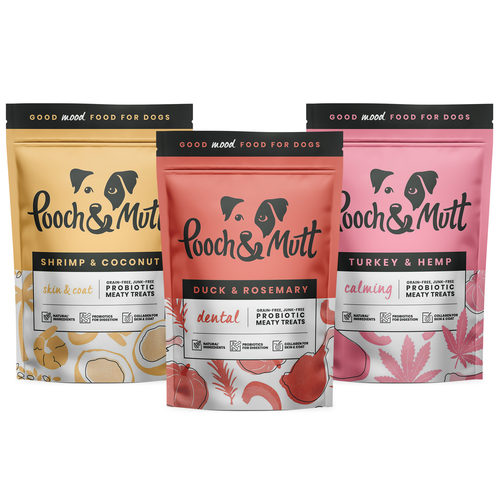 Meaty Treats for dogs in 3 flavours