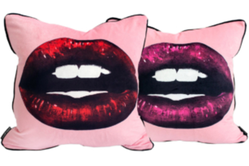 Pink Lips Cushions 45x45 &amp; 60x60 