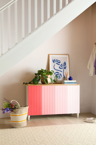 DIY ombre sideboard