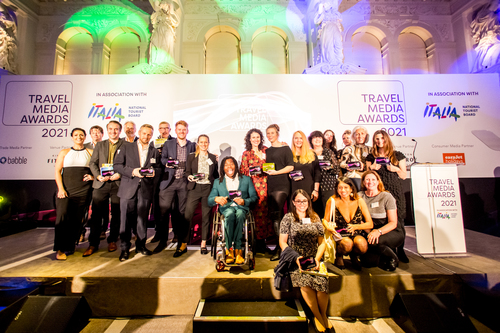 The winners of the Travel Media Awards.