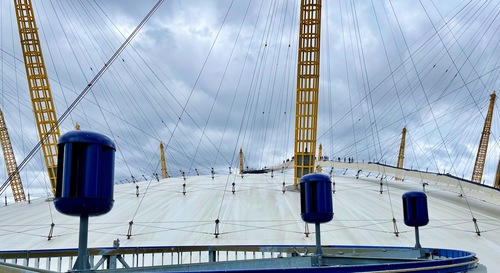 O2 Arena with new Alpha 311 turbines