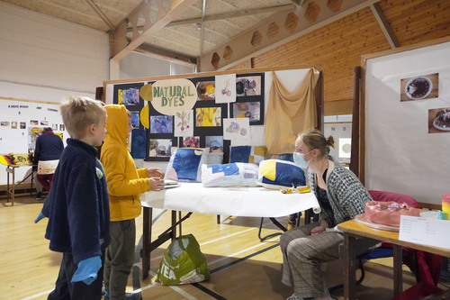 Pupils present projects to peers