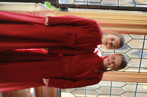 The two new girl choristers