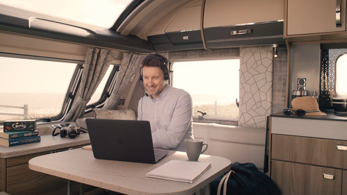 Hybrid working in a caravan - anywhere!