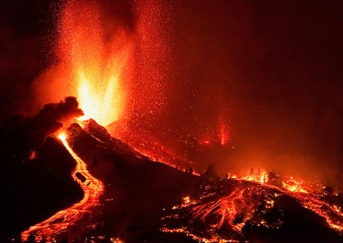 Tajogaite Volcano Credit: Samuel Caceres