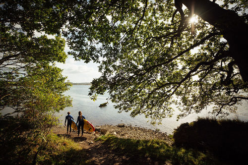 Paddleboarding on the Cleddau 