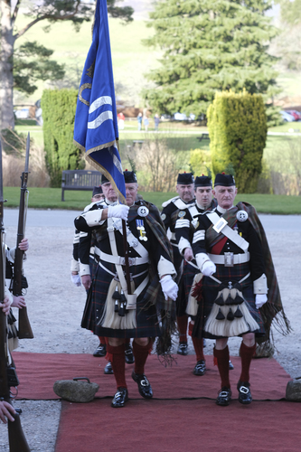 The Atholl Highlanders at Blair Castle