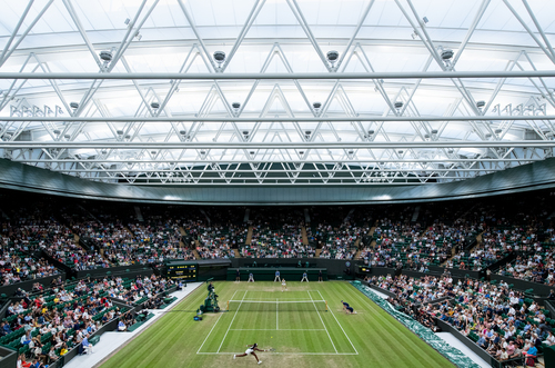 Retractable roof at Wimbledon No.1 Court