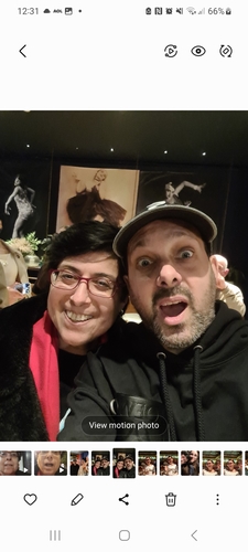 Steven Frayne with Asal Shirazi BEM