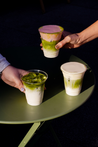 Matcha Gelato Lattes