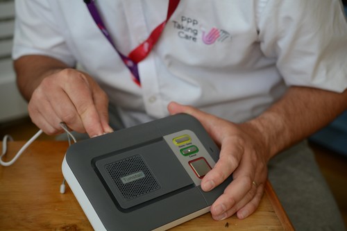 Landline personal alarm