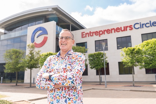 Nigel Botterill outside EC&#039s new HQ