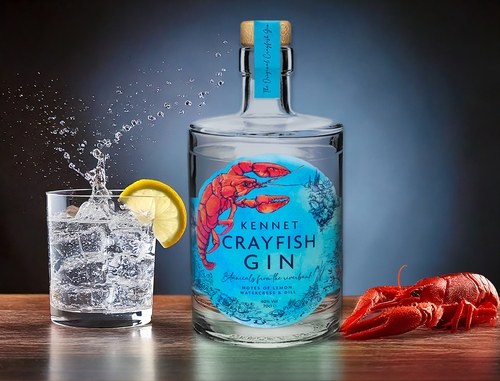Kennet Crayfish gin and wild crayfish